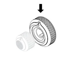 DRC-205-Knob-RP -JL Audio Sales DRC 205 Knobs Both Rear